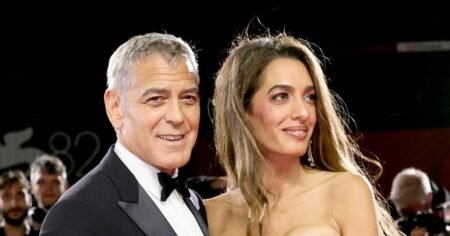 Amal Clooney Is the Epitome of Glamour at Husband George's Venice Premiere