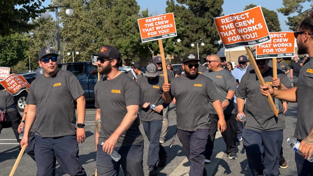 Garden Grove Public Works Crews Rally for Raises