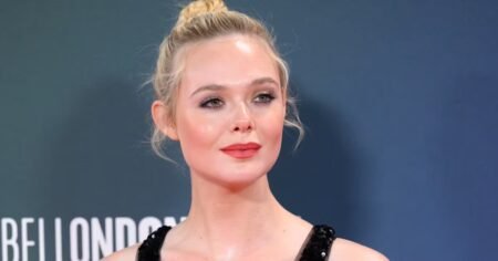 Elle Fanning Updates the Dress-Over-Pants Trick for 2025