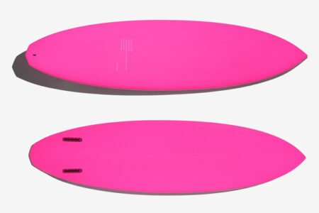 Poetically Pink Surfboard: a 6'4'' by Italian fashion designer Pierpaolo Piccioli for clothing brand Zara | Photo: Zara