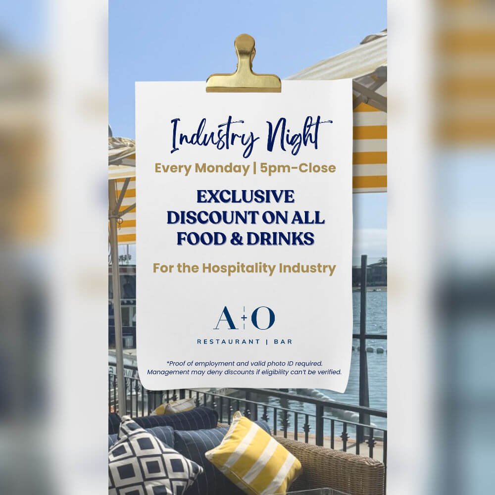 Industry Night at A+O Restaurant | Bar
