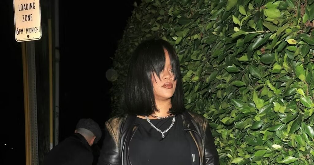 Rihanna Revives 'Umbrella' Era With Black Bob and Extra-Long Curtain Bangs