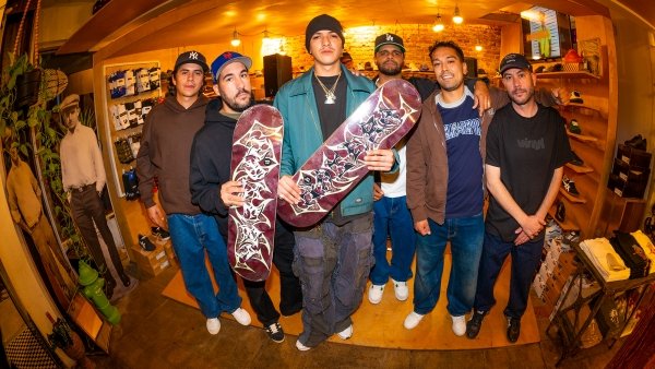 Thrasher Magazine - Diego Najera's Vinyl Board Release Photos