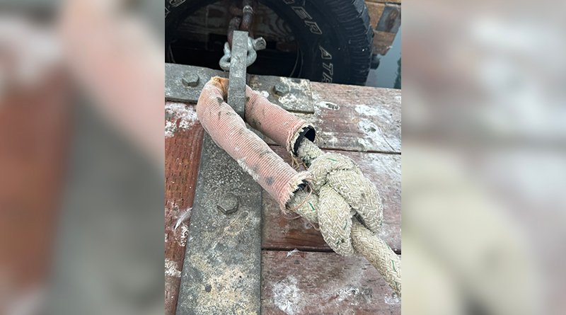 Chafing Gear for Dock Line Protection