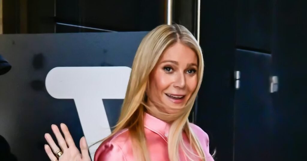 Gwyneth Paltrow Channels Her Pink 1999 Oscars Dress As Sporty Separates
