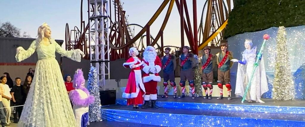 It's time to slide into the holidays at Six Flags