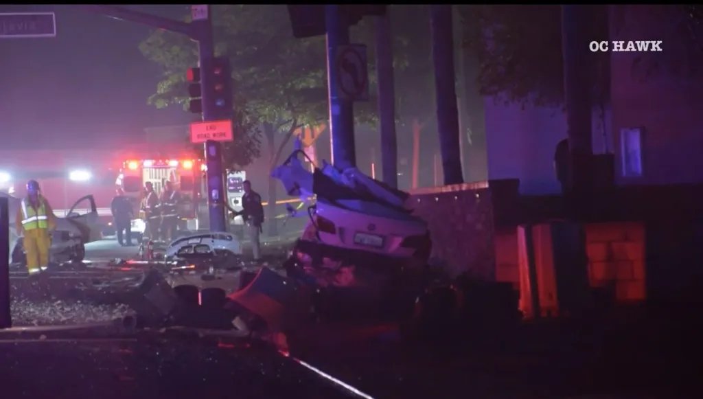 Alleged DUI crash in Orange leaves passenger dead, driver hospitalized – Orange County Register