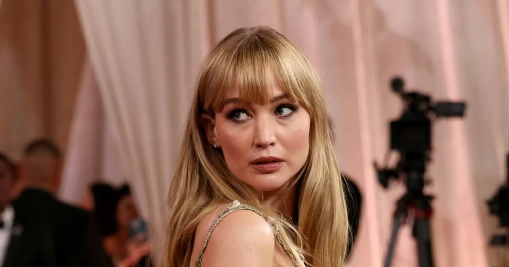 Jennifer Lawrence's Sheer 2026 Golden Globes Dress Is Her Riskiest Look Yet