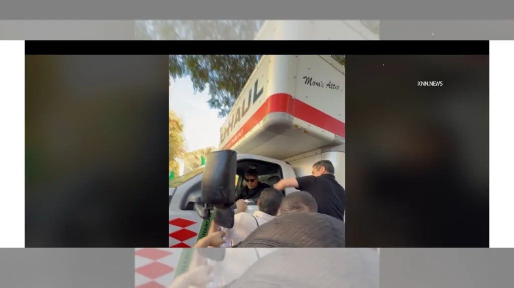 U-Haul truck hits person during anti-Iranian regime protest in Westwood – Orange County Register