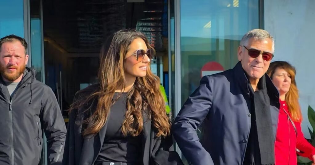 Amal Clooney's Cheetah Print Airport Boots Aren't for the Faint of Heart