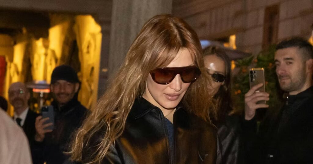 Bella Hadid Returns to Milan Fashion Week With a Ludicrously Capacious Bag