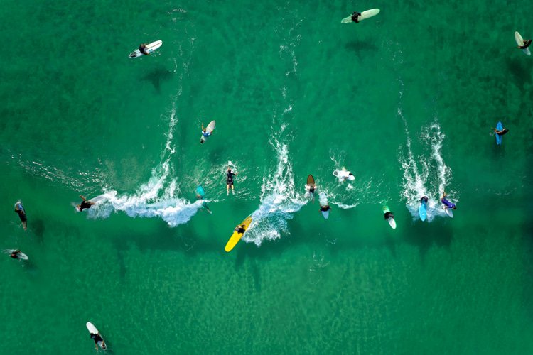 Surfing in the Era of Ubiquitous Recording and Sharing Surfing, today: we are surrounded by drones, photo, video, and live cameras