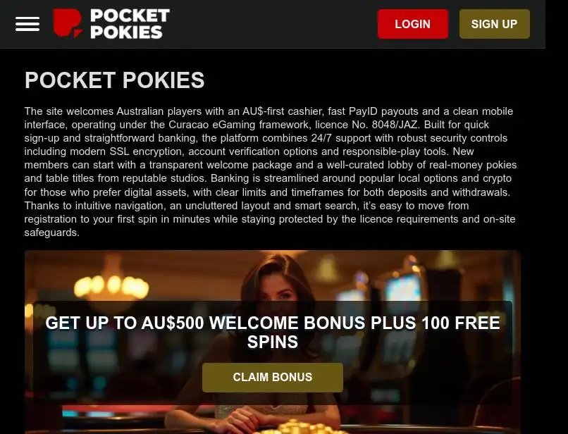 A comprehensive review of payment methods available on Pocket Pokies