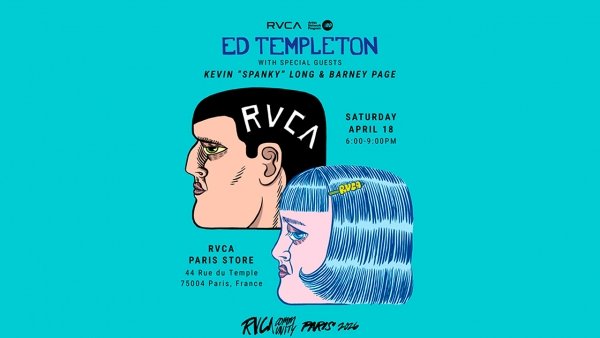 Ed Templeton RVCA Art Shows in Paris Ed Templeton RVCA Art Shows in Paris