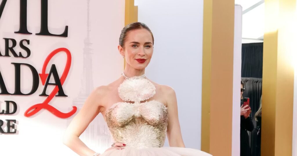 Emily Blunt Gives Emily Charlton's Edgy Style A Schiaparelli Update