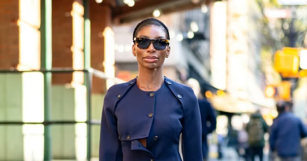 Michaela Coel Dazzles in Artfully Undone Skirt Suit at Event Michaela Coel Leaves Her Skirt Suit Artfully Undone
