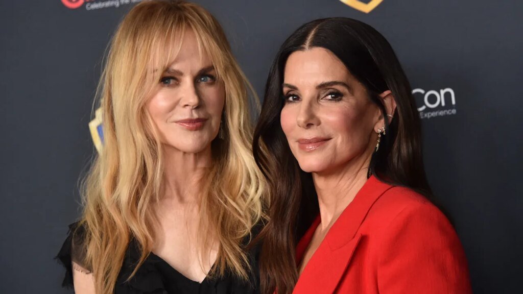 Nicole Kidman and Sandra Bullock’s Matching Waves Are Practically Magic—See the Photos Allure