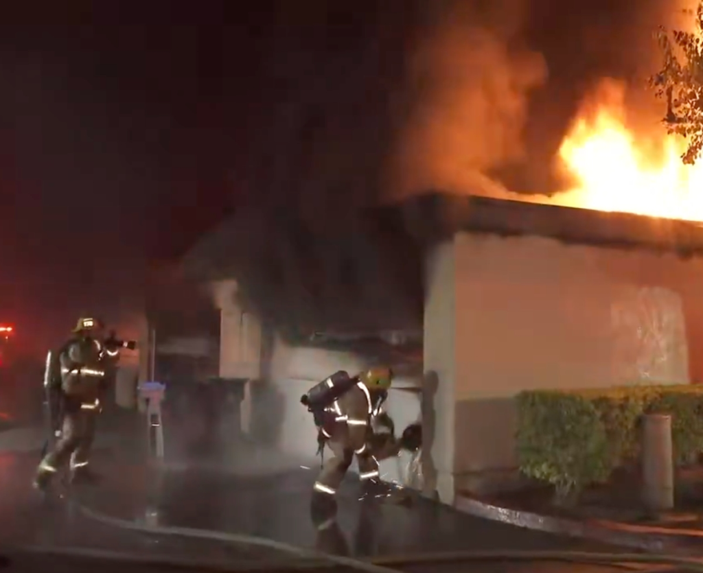 OCFA Firefighters Rescue Orange County Apartment Complex from Fire Patch News