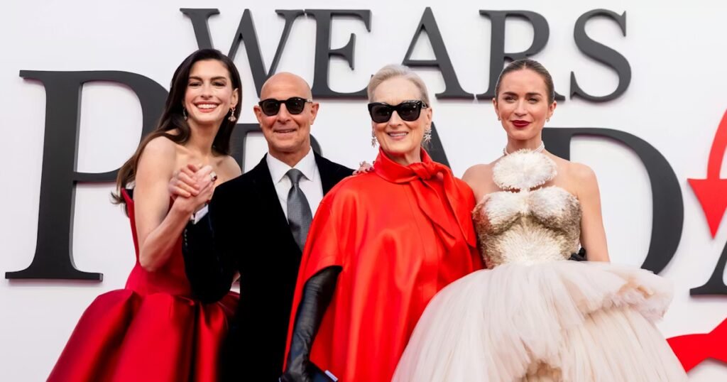 Every Over-The-Top Look From ‘The Devil Wears Prada 2’ Press Tour