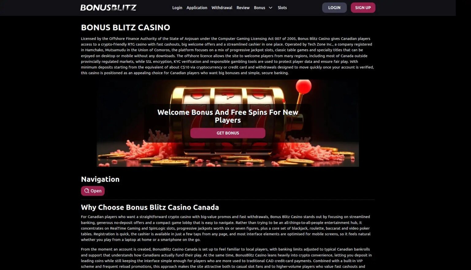 Bonus Blitz Casino Promo Codes In Canada: Where To Find And How To Redeem