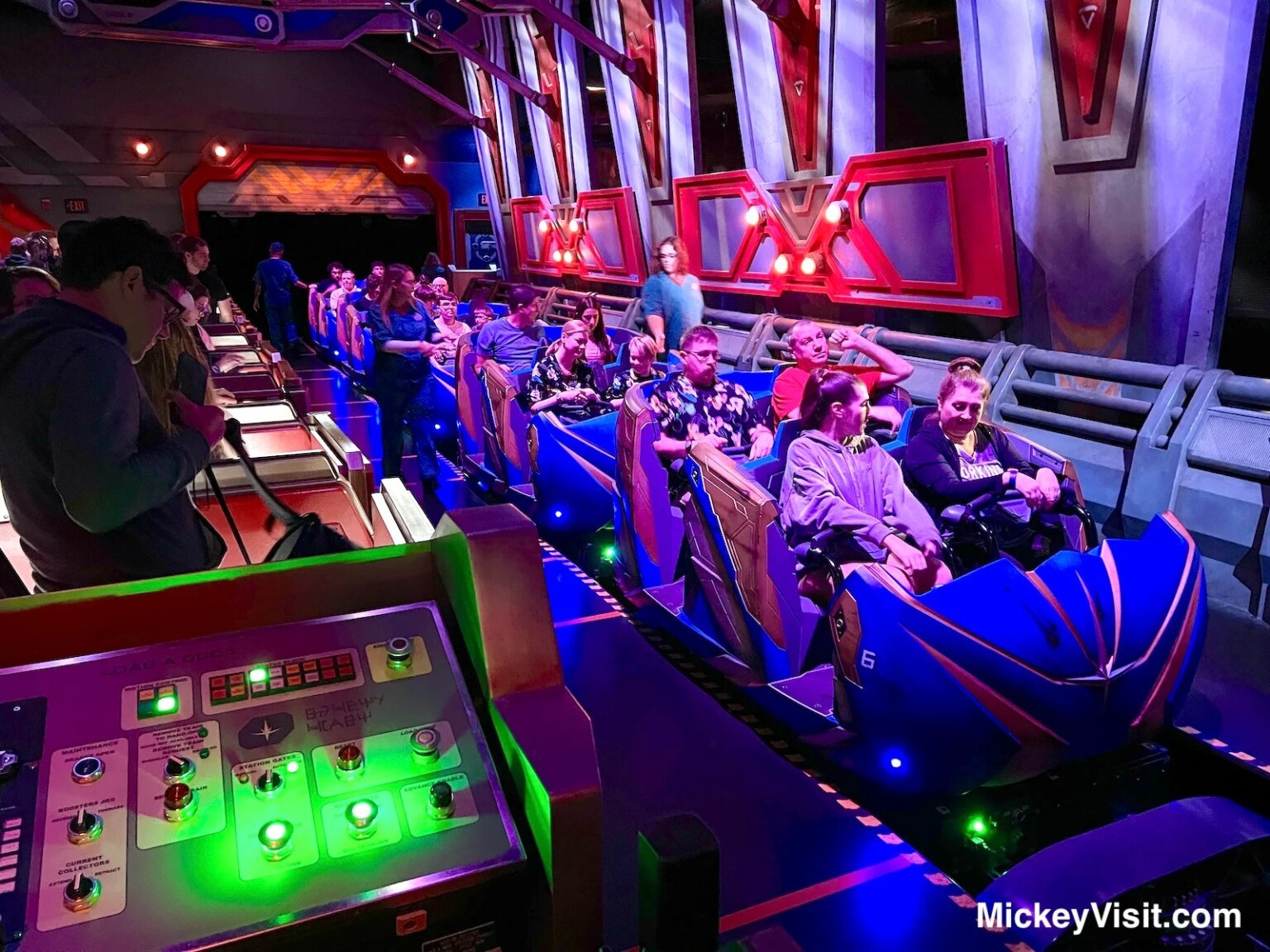 Disney World Modifies Ride to Address Safety Concerns from Guests Guardians of the Galaxy Cosmic Rewind ride vehicles at EPCOT