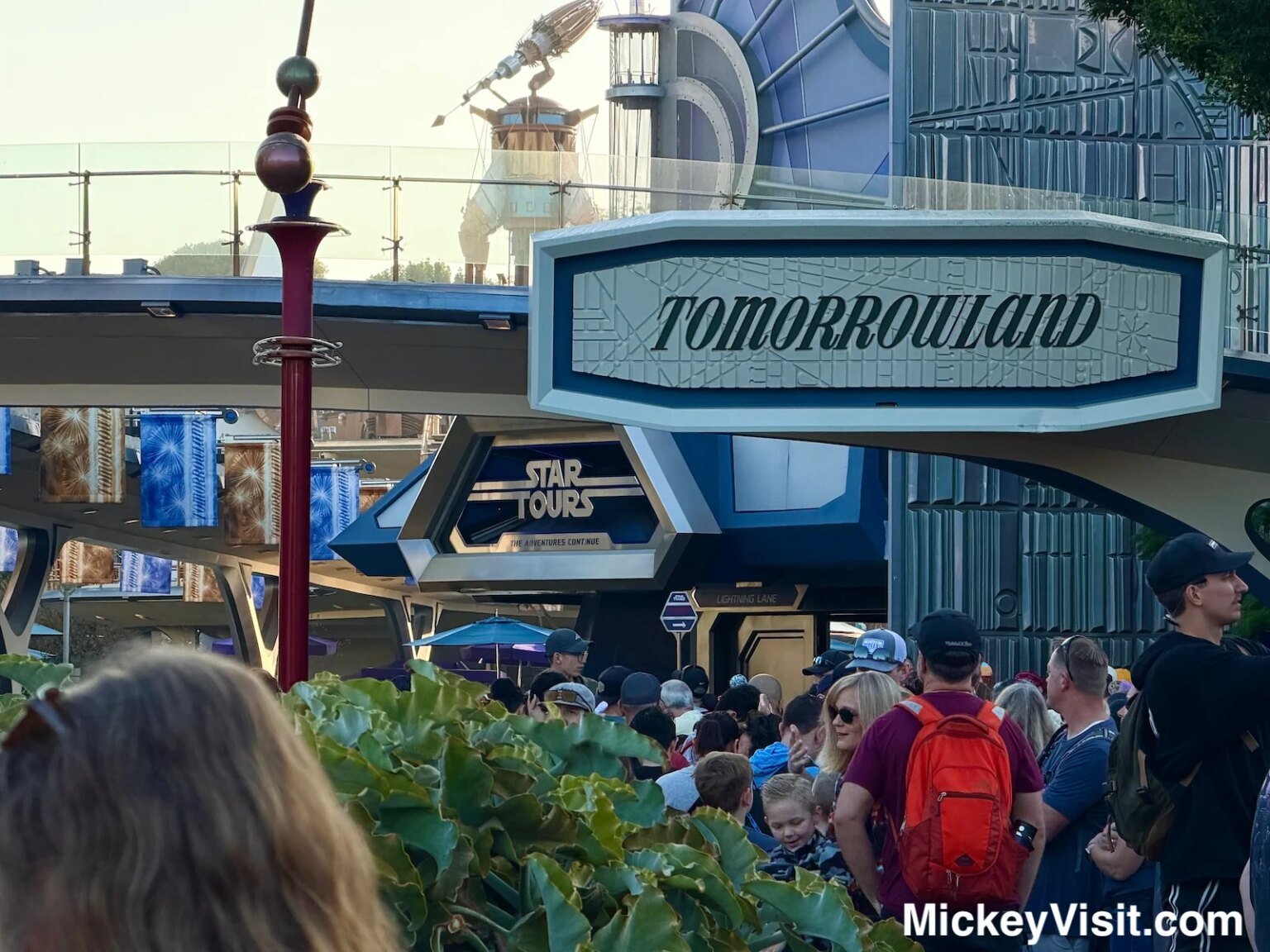 Disneyland Reopens Tomorrowland Attraction After Three-Year Closure Disneyland Tomorrowland entrance sign