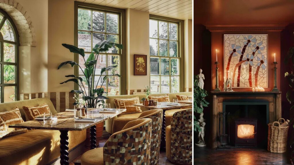 A Look Inside the Design at Powdermills, a Colorful, Bold East Sussex Country Hotel