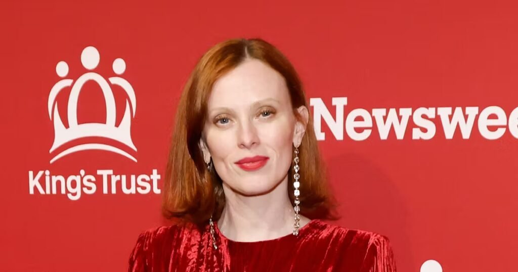 Karen Elson Shopped Her Closet For This 28-Year-Old Velvet Dress