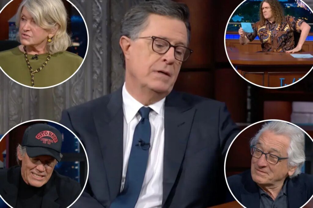 The Late Show brings out A-list stars to give Stephen Colbert his viral ‘Questionert’