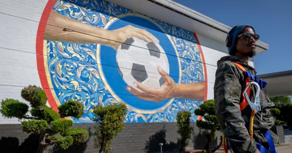 Artists, community welcome World Cup to Inglewood with murals and more